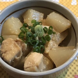 鶏胸肉と大根の甘酒スープ